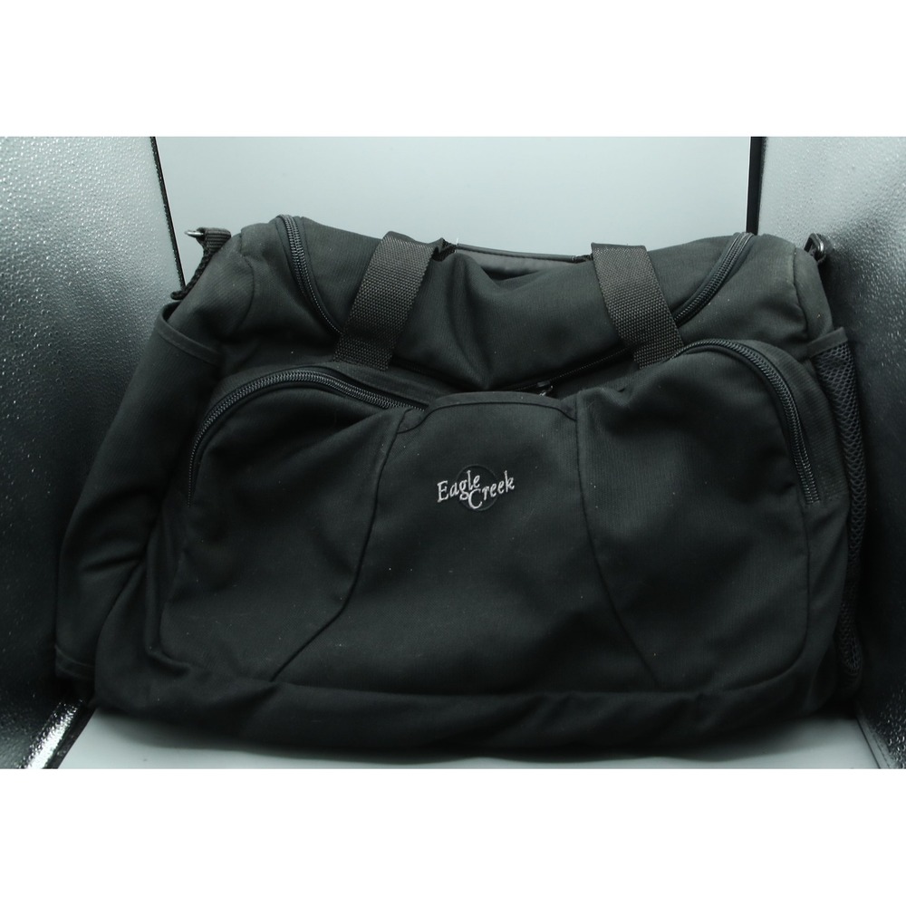 Eagle Creek Latitude Navigator 18 Black Canvas Travel Duffel Carry On Bag